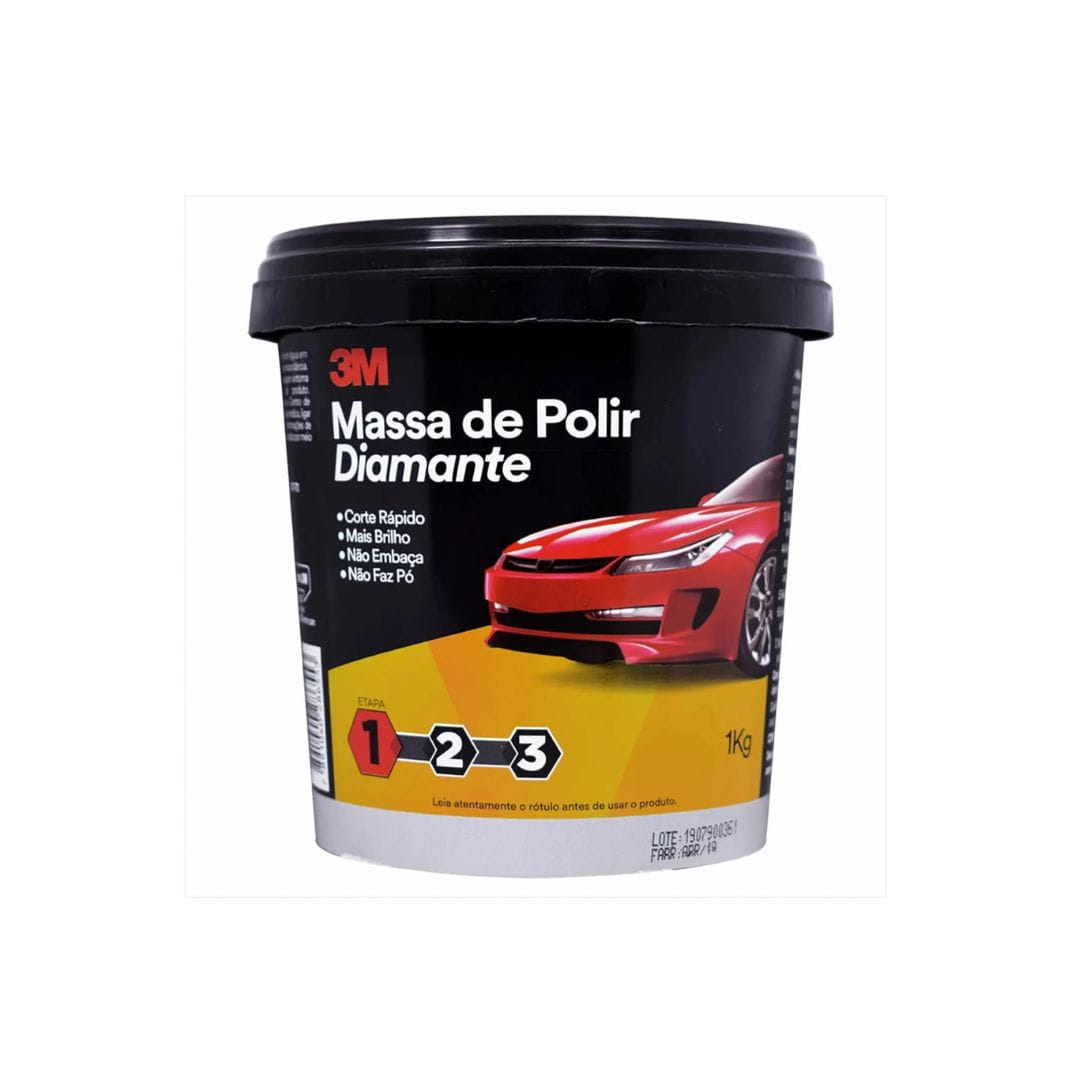 MASSA DE POLIR DIAMANTE 1KG 3M