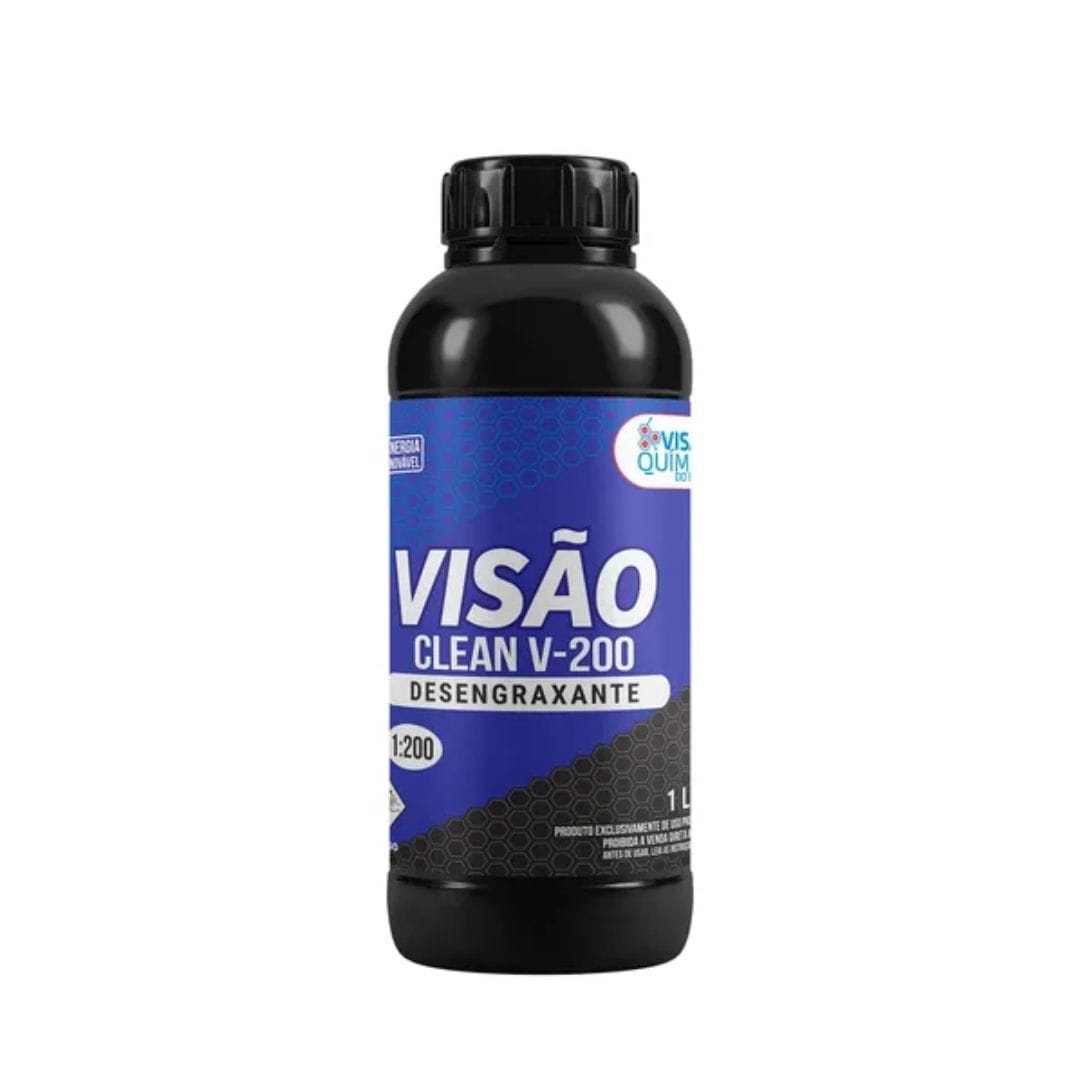DESENGRAXANTE ALCALINO VISAO CLEAN V-200 1:200 1 LTR VISAO QUIMICA