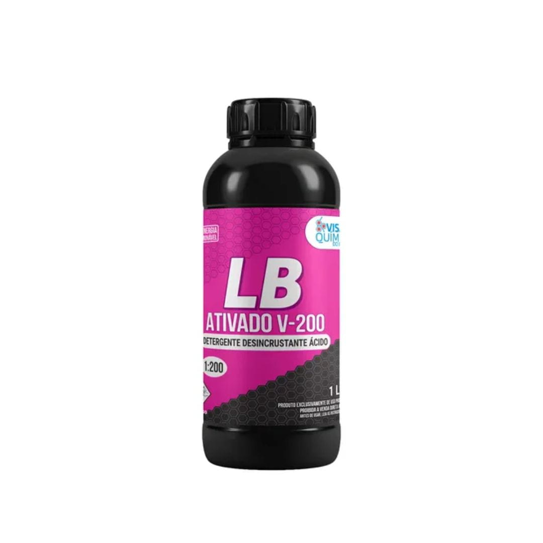 DESINCRUSTANTE ACIDO LB ATIVADO V-200 1:200 1 LTR VISAO QUIMICA